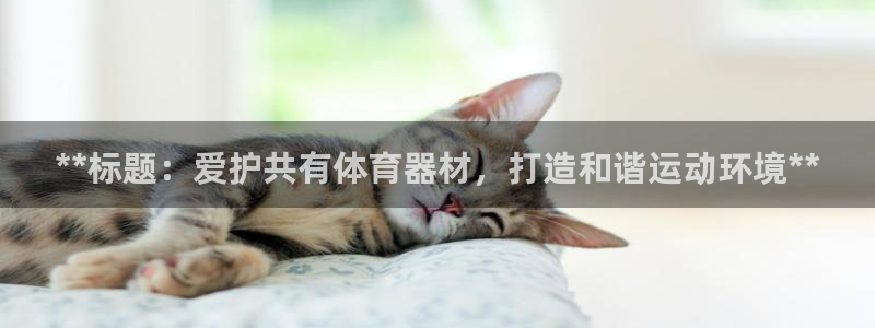 富联平台挂机怎么操作：**标题：爱护共有体育器材，打