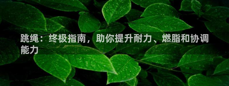 富联平台赢钱不给退怎么办：跳绳：终极指南，助你提升耐