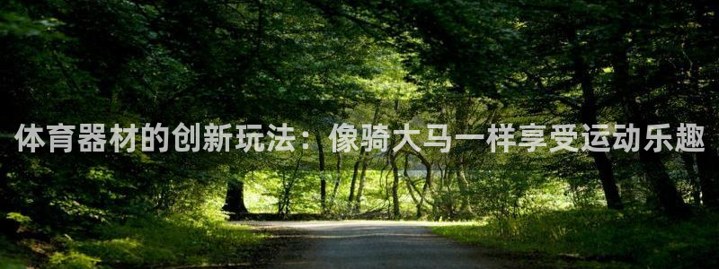 富联是什么板块：体育器材的创新玩法：像骑大马一样享受