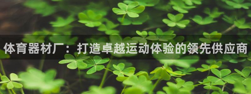 富联丰地产怎么样：体育器材厂：打造卓越运动体验的领先