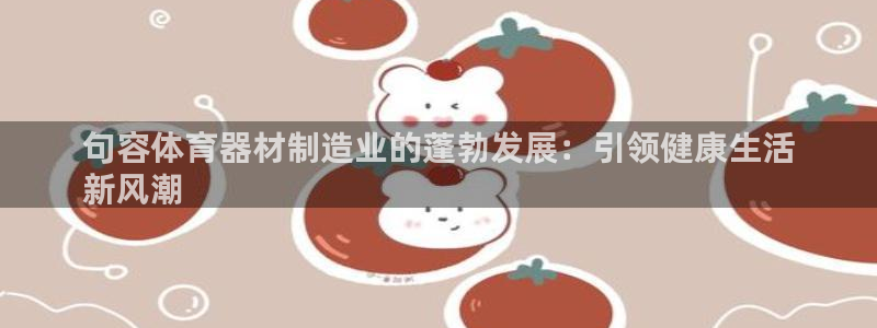 富联平台安装app：句容体育器材制造业的蓬勃发展：引