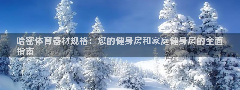 富联平台注册登录：哈密体育器材规格：您的健身房和家庭