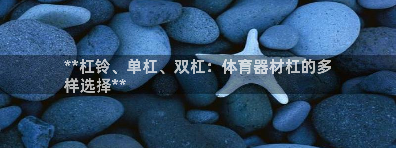 富联娱乐代理怎么做的：**杠铃、单杠、双杠：体育器材