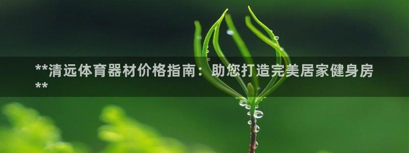 富联娱乐平台开户条件要求：**清远体育器材价格指南：