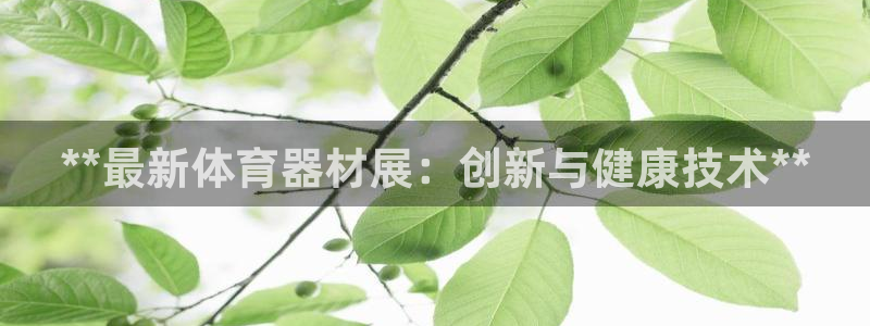 富联娱乐登录注册不了：**最新体育器材展：创新与健康
