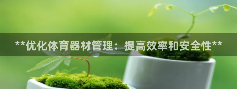 富联展示中心：**优化体育器材管理：提高效率和安全性