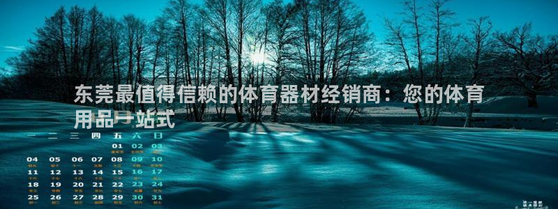 富联娱乐下载app：东莞最值得信赖的体育器材经销商：您的体育