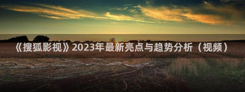 午夜电影aaa：《搜狐影视》2023年最新亮点与趋势分析（视频）