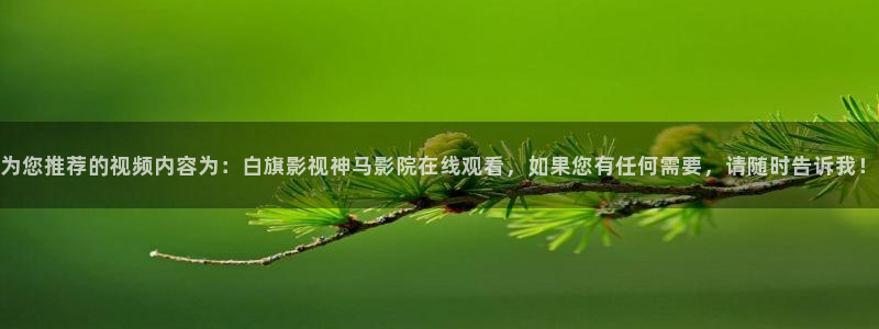 亚洲影院aa：为您推荐的视频内容为：白旗影视神马影院在线观看，如果您有任何需要，请随时告诉我！
